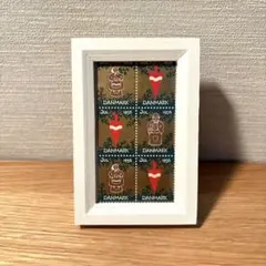 【額装】デンマーク クリスマスシール 1956 切手のサムネイル