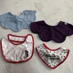 ミニーマウス コニー　スタイ4枚セット