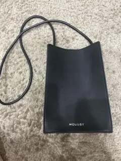 MOUSSY ショルダーバッグ ブラックのサムネイル
