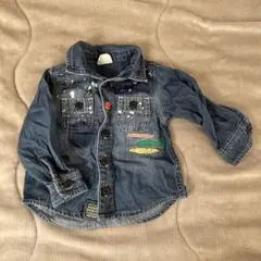 BREEZE ブリーズ デニム ジャケット サイズ80 シャツ ベビー 男の子