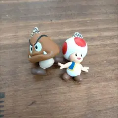 ★美品★スーパーマリオマスコットチャームのキーホルダーセット