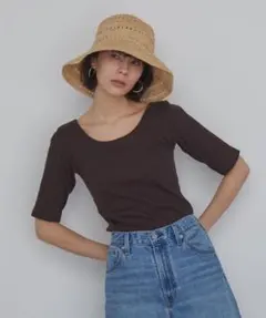 UNITED ARROWS カップ付きリブトップス