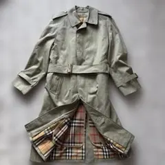 美品【3way】バーバリーズ　シングルトレンチL カーキ　Aライン　ライナー