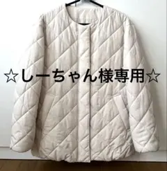 美品☆GU キルティングブルゾン UNIQLO ZARA H&M がお好きな方に