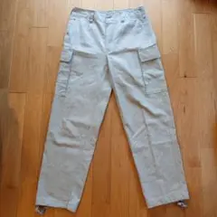 ドイツ軍 モールスキン カーゴパンツ オフホワイト　WAIPER　サイズ7