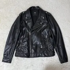 美品✨ZARA ダブルライダース フェイクレザー XL