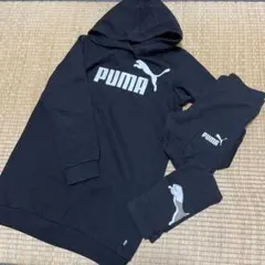 最終‼︎美品　PUMA フード付きワンピース　スパッツ　130 140センチ