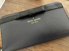 マ*コ様 未使用 kate spade ネイビー 長財布 リボン付き