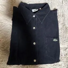 【LACOSTE】ブラック コーデュロイシャツ 長袖のサムネイル