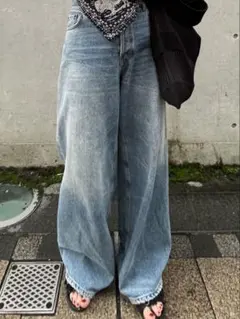 Haikure bethanyコーデュロイ ワイドレッグパンツ 27 - メルカリ