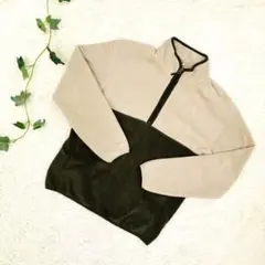 ハーフジップ フリースジャケット