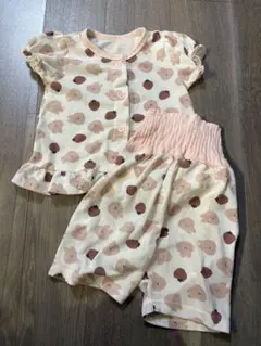 うさぎ柄パジャマセット 90のサムネイル