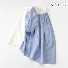 NOLLEY'S ノーリーズ 切り替えプルオーバーカットソー 異素材のサムネイル
