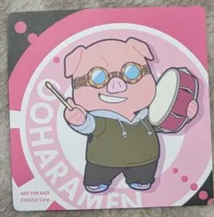 ドズル社　まねきねこ　ドリンク特典コースター　おおはらMEN