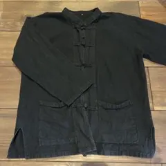 チャイナ　古着　シャツ