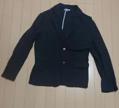 黒 テーラードジャケット 2つボタン