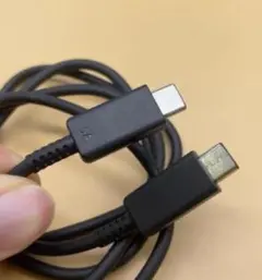 USB Type-CとType-Bケーブル 黒