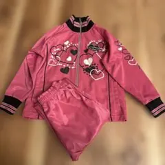120 HEAD ジャージ上下セット ピンク ハート柄