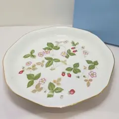 Y3332-4 ウェッジウッド ワイルドストロベリー オクタゴナルディッシュ 箱