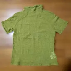 【美品】GIANNIl LO GIUDICEの半袖メッシュ Tシャツ・ グリーンのサムネイル