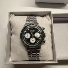 SEIKO クロノグラフ 腕時計 グリーン