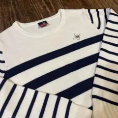 美品　CLUNK ボーダーニット