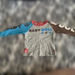BABYDOLL 長袖Tシャツ 80cm クレイジーパターン