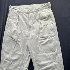 GU ホワイト ワークパンツ Mサイズ
