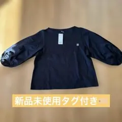 【新品未使用タグ付き】 ユニクロ　マーセライズコットンVol.スリーブT 7分丈