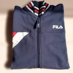 【美品】FILA ネイビー スポーッ フルジップジャケットトレー ジャージ М