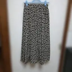最終価格)INGNI.ヒョウ柄 フレアスカート ゴムウエスト