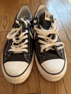 コンバース オールスター ブラックレザー