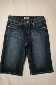 デニムショートパンツ ダークブルー