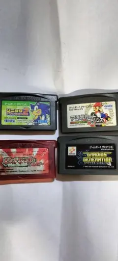 ゲームボーイアドバンス ソフト 3本セット ポケットモンスタールピー