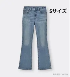 GU ミドルライズフレアジーンズSサイズ美品