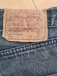 Levi's XX ブラックストレートデニム