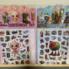 イタリアンブレインロッド　2枚組みシール