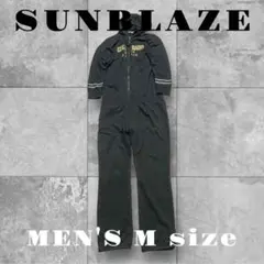 SUNBLAZE フード付きスウェット つなぎ　MEN'S M ブラック