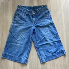 ユニクロ UNIQLO デニムショートパンツ ライトブルー
