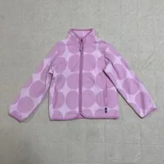 美品　ユニクロ　マリメッコ　130cm フリースジャケット　アウター　ピンク