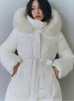 フレイアイディー　フードファーロングダウンコート　サイズ1