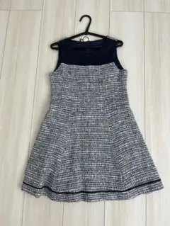 COMME CA ISM ツイード Aラインワンピース 120cm