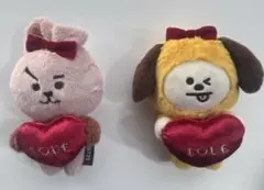 BTS BT21 くっつきぬいぐるみ CHIMMY COOKY