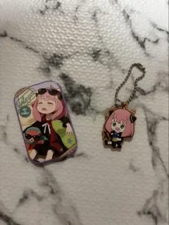 SPY×FAMILY アーニャ ラバーキーホルダー,缶バッチ