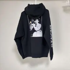 メンズ パーカー 古着 黒 L