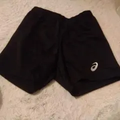 ASICS 黒 ショートパンツ Lサイズ