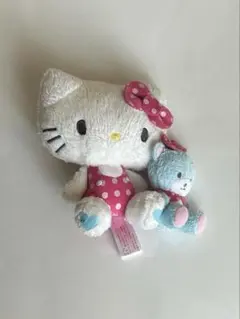 ハローキティ タイニーチャム　ペアぬいぐるみチャーム