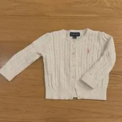 Ralph Lauren ケーブルニットカーディガン 12M