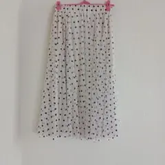 Stradivarius ドット柄 フレアロングスカートのサムネイル