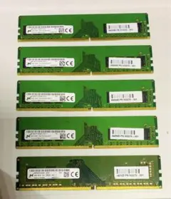 MICRON 8GB 1Rx16 PC4-3200AA DDR4メモリ9枚 - メルカリ